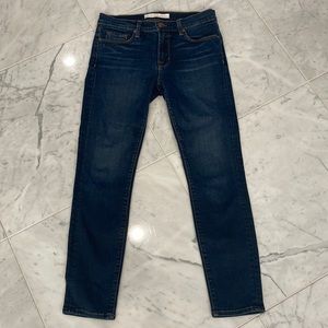 J Brand jeans, size 27, dark vintage Capri, like new